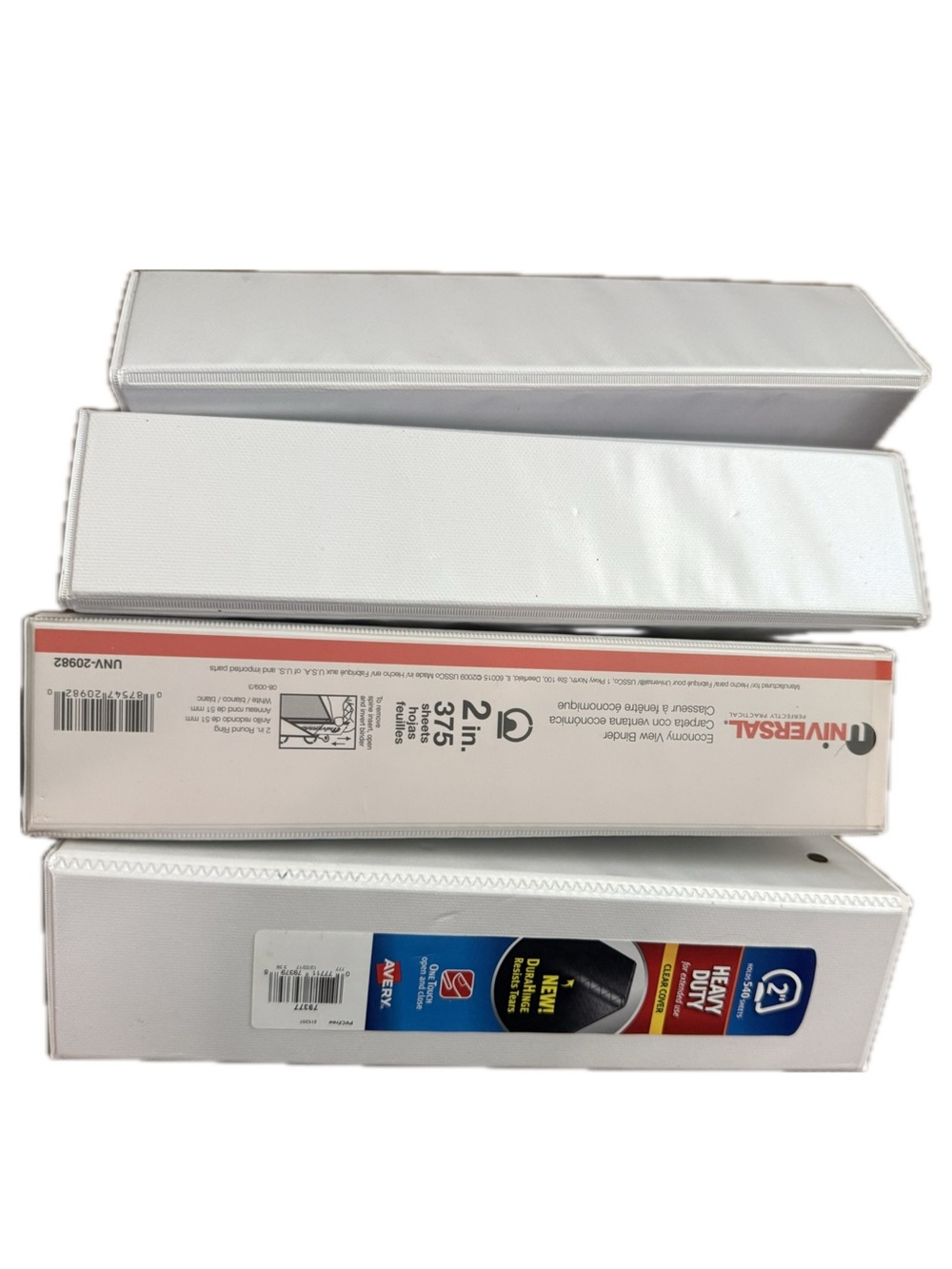 4 Assorted 2-Inch 3-Ring Binders – Gently Used